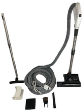 Load image into Gallery viewer, Central Vacuum 35 Foot Hose Accessory Kit Featuring Sebo Black ET-2 for Hard Floor and Carpet