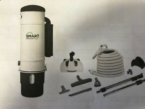Smart Central Vacuum Model SMP800 With SMKIT4 30 Foot Hose Kit Top Of The Line - Quality Household Supply