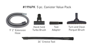 Sebo Canister Value Accessory Pack - 5 pcs (1996PK)