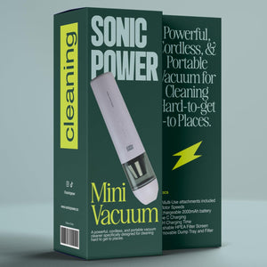 Sonic Power Handheld Portable Mini Vacuum