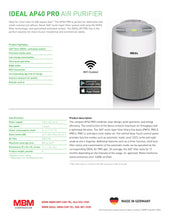 Load image into Gallery viewer, IDEAL AP40 Pro Indoor Portable True  Hepa Air Purifier German Made
