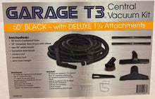 Load image into Gallery viewer, 50 ft. Non-Electric Garage Premium Central Vacuum Hose Kit
