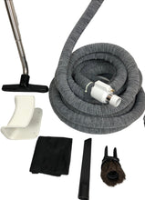 Load image into Gallery viewer, Central Vacuum 35 Foot Hose Accessory Kit Featuring Sebo ET-1 Carpet and Hard Floor
