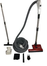 Load image into Gallery viewer, Central Vacuum 35 Foot Hose Accessory Kit Featuring Sebo Red ET-2 for Hard Floor &amp; Carpet
