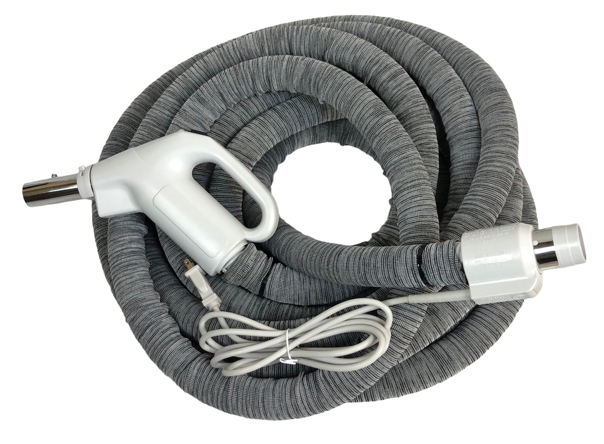 Central Vacuum 35 Foot Hose Accessory Kit Featuring Sebo ET-1 Carpet and Hard Floor