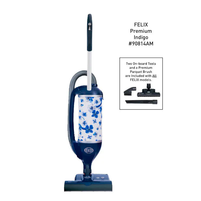SEBO Felix Premium Upright Vacuum with ET-1 Powerhead in Indigo, Rosso Black Friday Sale ends 12-7
