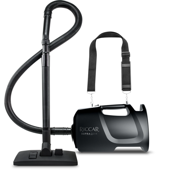 Riccar SupraQuik Portable Canister Vacuum with Shoulder Strap RSQ1.6