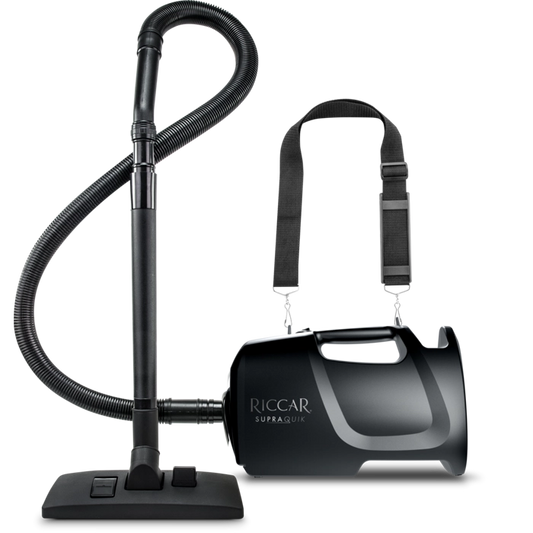 Riccar SupraQuik Portable Canister Vacuum with Shoulder Strap RSQ1.6