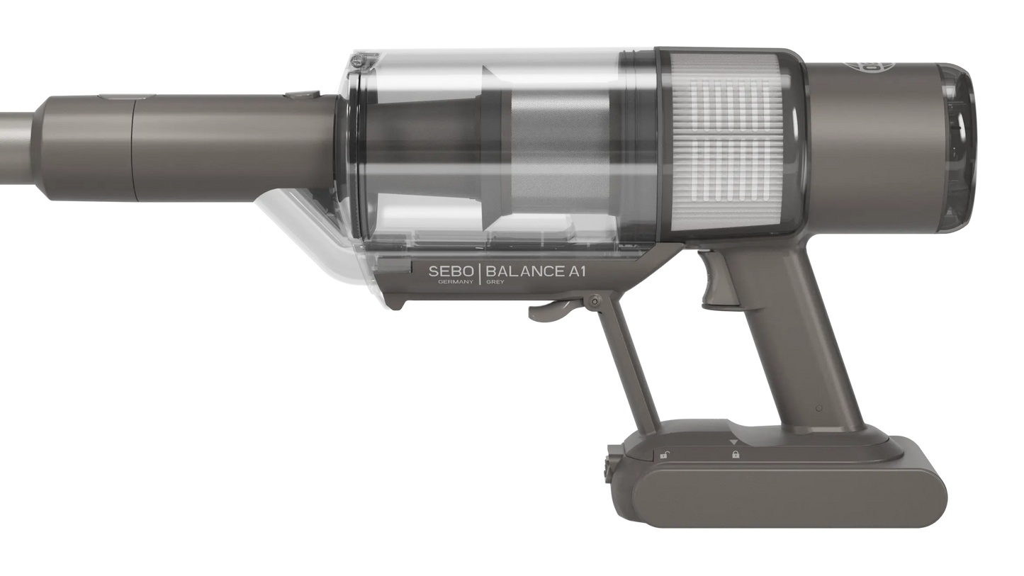 SEBO Balance A1 Cordless Stick Vacuum - Battery Rechargeable & Lightweight (95010AM)