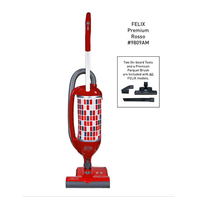 SEBO Felix Premium Upright Vacuum with ET-1 Powerhead in Indigo, Rosso Black Friday Sale ends 12-7