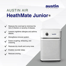 Load image into Gallery viewer, AUSTIN Air Purifier Healthmate Jr. With HEPA Filter and 3 Speed Control -NEW INCLUDES 5 Y. WARRANTY-
