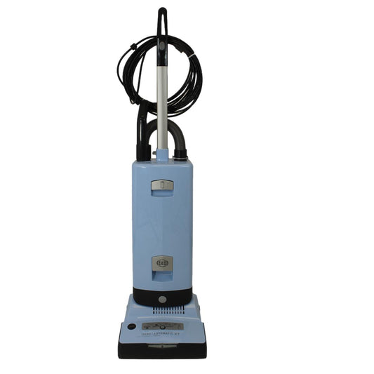 SEBO Automatic X7 Premium Upright Vacuum Cleaner With Hose On Board Color Baby Blue 91546AM
