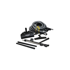 WESSEL 35 Foot Central Vacuum Hose Accessory Kit With Power Head - Quality Household Supply