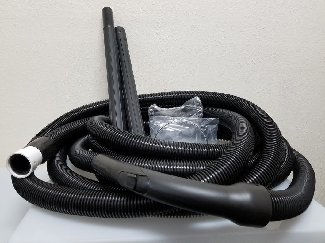 Central Vacuum 30 foot Non-Electric Utility Garage/Car Hose Accessory Kit