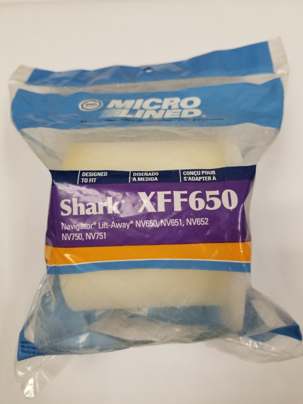 Micro Lined Shark XFF650 Vacuum Filter