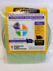 ProTeam Intercept Micro Filter fits ProClean, QuietPro CN, RunningVac, Sequoia - Quality Household Supply