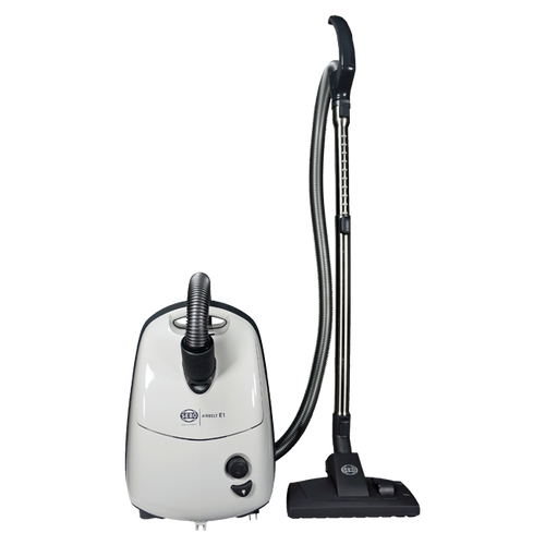 SEBO AIRBELT E1 Kombi Canister Vacuum 91602AM w/ Combination Nozzle ARCTIC WHITE