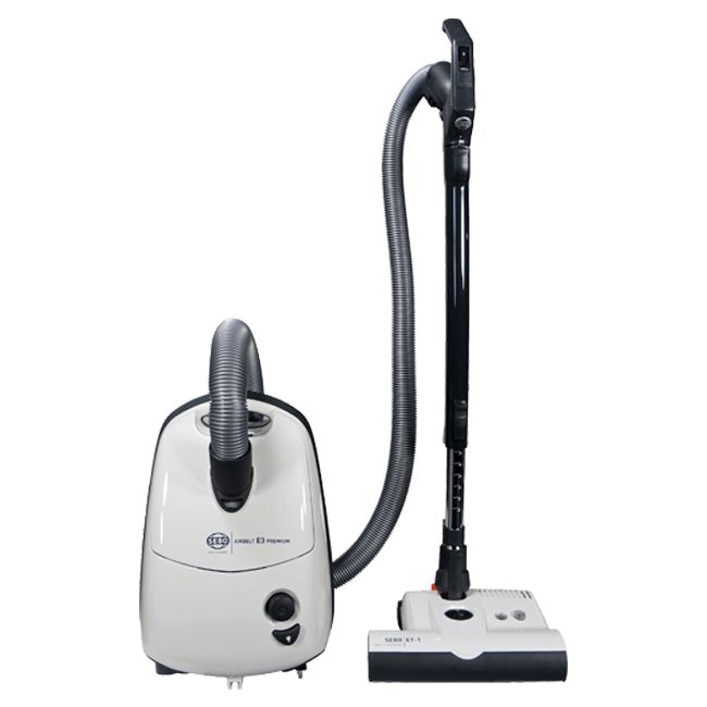 Sebo AIRBELT E3 Premium with ET1 Powerhead Canister Vacuum Model 91646