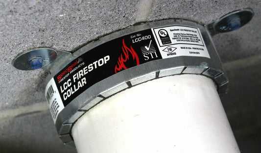 Central Vacuum Firewall Pipe Heat Expand Pipe Collar - Quality Household Supply