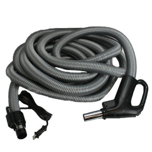 30 Foot Electric Central Vacuum Hose Direct Connect or 7 Foot Pigtail