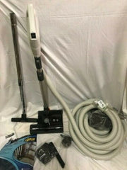Central Vacuum 35 Foot Hose Accessory Kit Featuring Sebo ET-1 Carpet and Hard Floor - Quality Household Supply